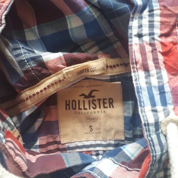 Hollister Hooded button up shirt, Surf style, Sz.S - Picture 5 of 8